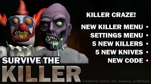 How To Get Free Knife In Survive the Killer!