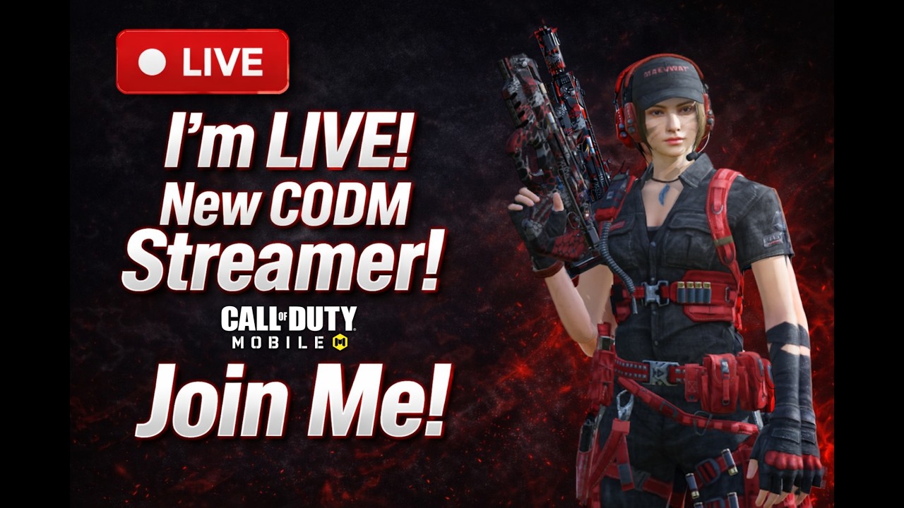 New CODM streamer trying ranked CODM live - YouTube