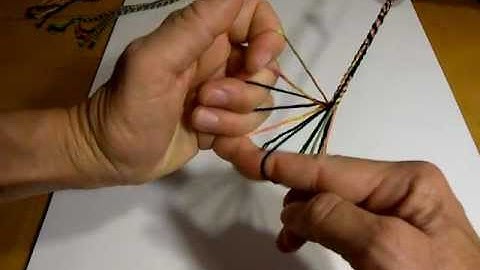 part 2 of the 8-loop Spiral Braid, variant STRIPING patterns, right-handed