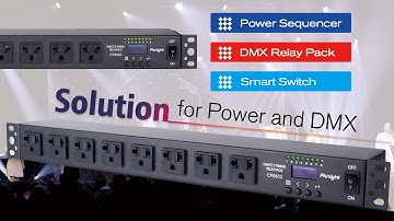 Pknight DMX 512 Timming Relay Pack Tutorial | power sequencer | smart switch