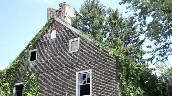 Abandoned 1754 Asher Woolman Farmhouse - Burlingto...