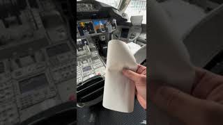 B787 ACARS printer paper (same on all commercial aircraft)