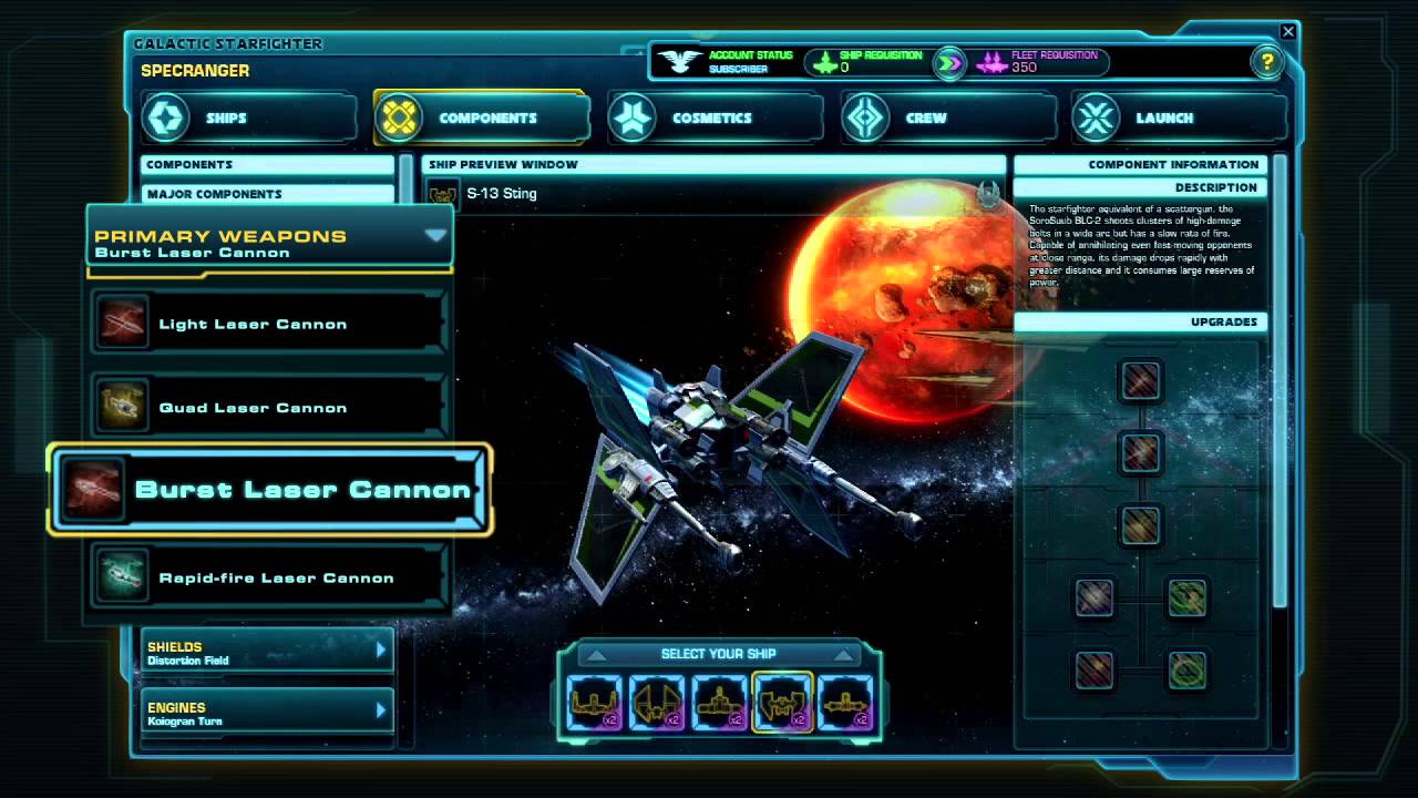 Star Wars™: The Old Republic™ - 'Raumjäger-Anpassung'-Trailer gaming logo