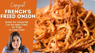 COPYCAT FRENCH'S FRIED ONIONS are CRISPY CRUNCHY and DELICIOUS! For burgers, casserole or  as snack! screenshot 5