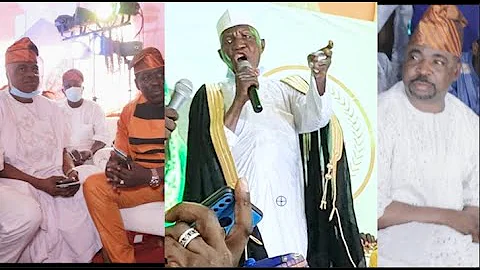 Muyideen Ajani Bello Preaching At MC Oluomo's Mum Burial Moves Yinka Quadri &Other Yoruba Actors