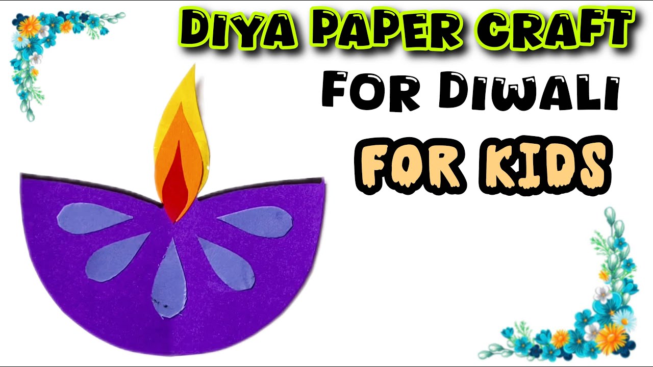 😍 🪔 How To Make Diya With Paper For Kids | 😱 Diya For Diwali Decoration ...