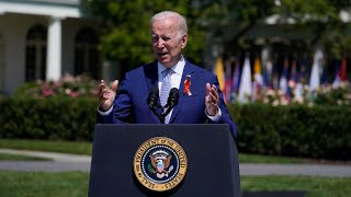 President Biden touts passage of bipartisan gun control legislation