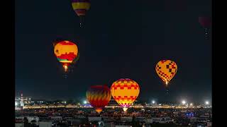 hot air balloons at knight