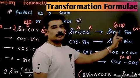 L-7➡️Basic Trigonometry | Transformation Formula | Prashant Khodke Sir | BINDASS MATHS