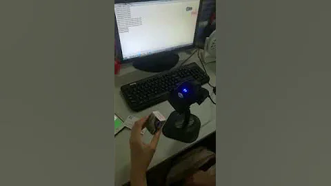 Wire 2D Barcode Scanner with Auto-Sense