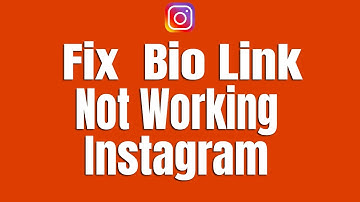 How To Fix Instagram Bio Link Not Working
