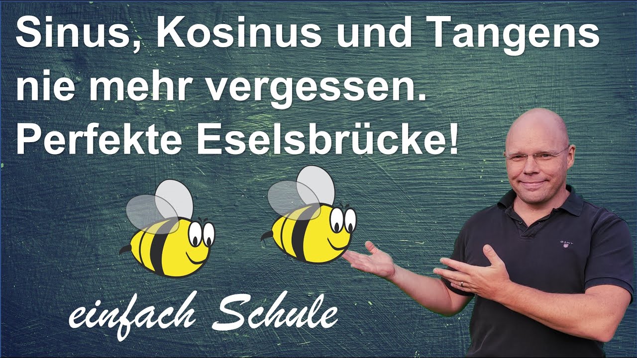 Gaga Hummel Hummel Ag Merksatz (Eselsbrücke) für Sinus, Kosinus und Tangens - GaGa Hummel