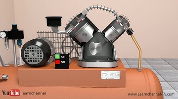 How does an Air Compressor work? (Compressor Types) - Tutorial Pneumatics