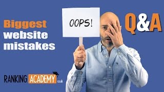 Biggest website mistakes small business owners make(It's not easy to launch and run a website to help your small business grow. There are many pitfalls to avoid. Find out how with this quick Q and A session where I ..., 2016-07-04T10:33:43.000Z)