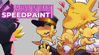 A Hat in Time: The Conductor Doodle Page Speedpaint