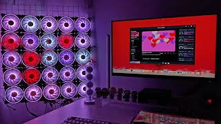 Nollie32 ARGB controller drives the 25 fans(MF120) in SignalRGB