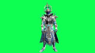 3d Poseidon XSuit green screen for overlay.....