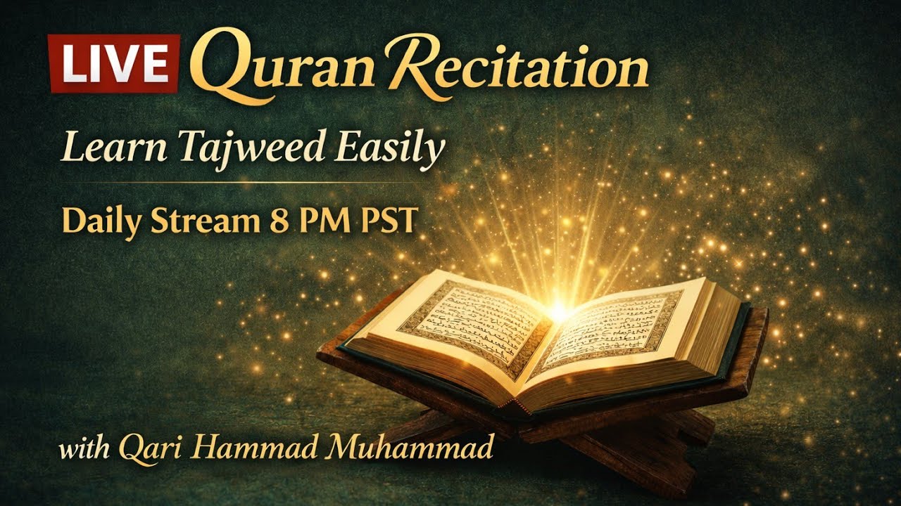 🔴 Live Quran Recitation with Tajweed | Learn Quran Easily | 08:00 PM