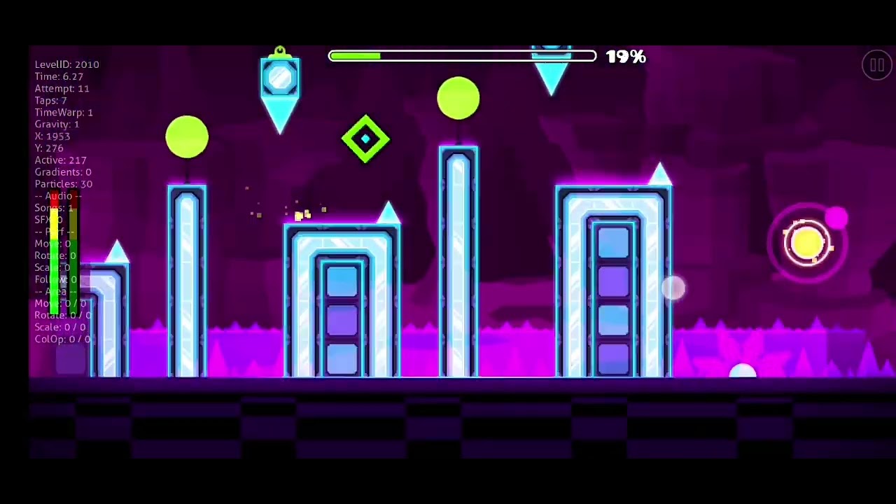 todos los niveles del segundo mundo de geometry dash word - YouTube