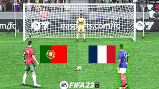 FIFA 23 - RONALDO vs MBAPPE | PORTUGAL VS FRANCE PENALTY SHOOTOUT 6