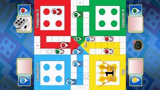 LUDO GAME IN 4 PLAYERS | LUDO KING GAME IN 3 PLAYERS MATCH | Ludo King Gameplay.