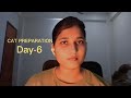 Day-6/75 CAT PREPARATION JOURNEY 2026||Arithmetic questions||RC Passages|CAT vlog |