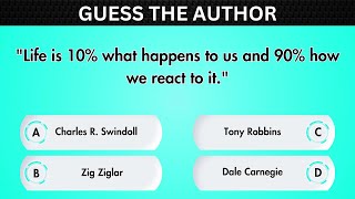 Guess the Author Fun Quiz & Riddle Challenge Test Your Literary Knowledge by Mega Inspiration 26 views 2 months ago 9 minutes, 5 seconds