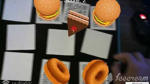 Jogo da memória com Vuforia