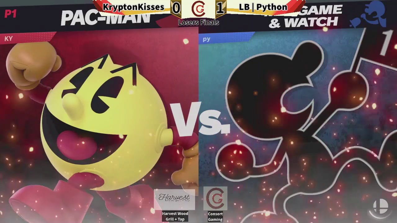 Harvest Smash 34 - KryptonKisses (PacMan) vs LB | Python (G&W) - Losers ...