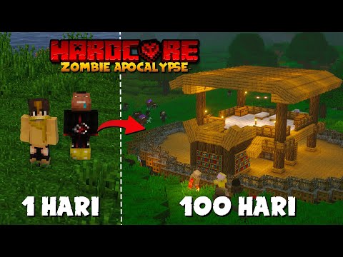 100 Hari di Minecraft Hardcore Zombie Apocalypse