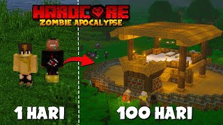 100 Hari di Minecraft Hardcore Zombie Apocalypse
