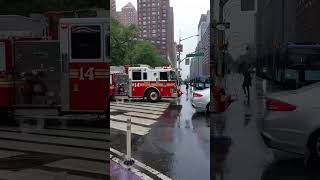 FDNY SWEET 14 ENGINE POV Sirens, Heavy Rain Response New York City Fire Department #shorts #fdny screenshot 5
