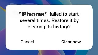 How to fix phone failed to start several times. restore it by clearing history problem 2023 screenshot 2