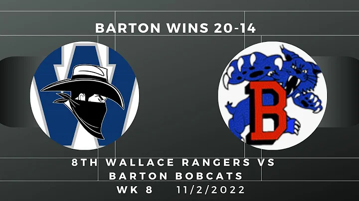 8th Football Wallace vs Barton Wk 8 2022