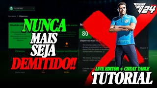 EAFC 24: NÃO SEJA DEMITIDO! COMO BAIXAR, INSTALAR E UTILIZAR O LIVE EDITOR + CHEAT TABLE! | TUTORIAL screenshot 5