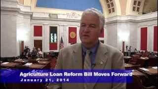 Sen. Ron Miller Moves Agriculture Loan Reform Bill Forward