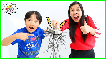 Learn about Magnets and Magnetism for kids! Educational Video with Ryan