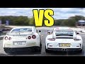 Porsche 911 GT3 RS vs Nissan GTR R35 - LAUNCH CONTROL BATTLE!