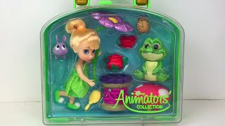 Disney Animator's Collection Tinker Bell & Tick Tock Peter Pan Mini Doll Set Unboxing