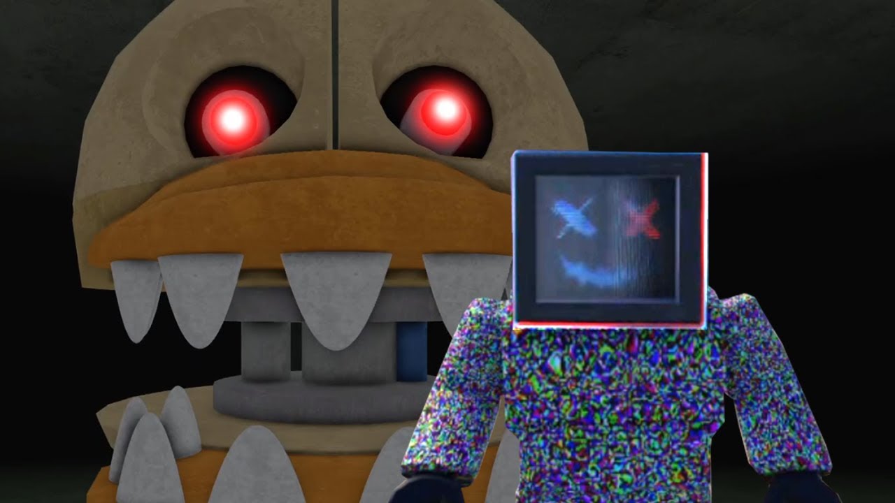 Escape Miss Ani-Tron's Detention (SCARY OBBY) 3D Glitch Head Vs Ani-Tron's JUMPSCARES & WALKTHROUGH