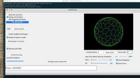 Vertex model dynamics on the surface of a sphere