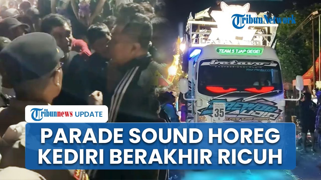 Warga Kediri Ngamuk Parade Sound Horeg Dibubarkan Polisi, Bakar Sampah hingga Barang untuk Protes