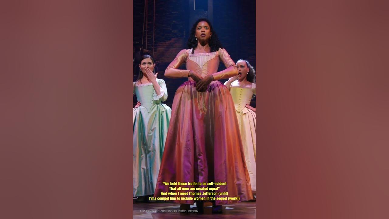 The Schuyler Sisters (3/4) Renée Elise Goldsberry, Phillipa Soo, Jasmine Cephas Jones (Hamilton)