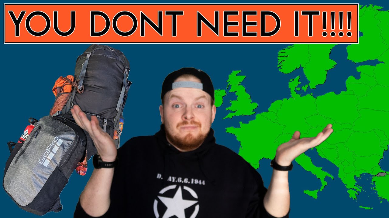 What I Packed to Backpack Europe YouTube