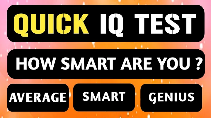 A Fun IQ Quiz For The Eccentric Genius | IQ Test | How Good is Your General Knowledge ?