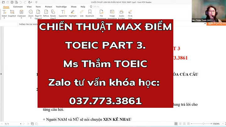 Đề thi toeic có hướng dẫn giải