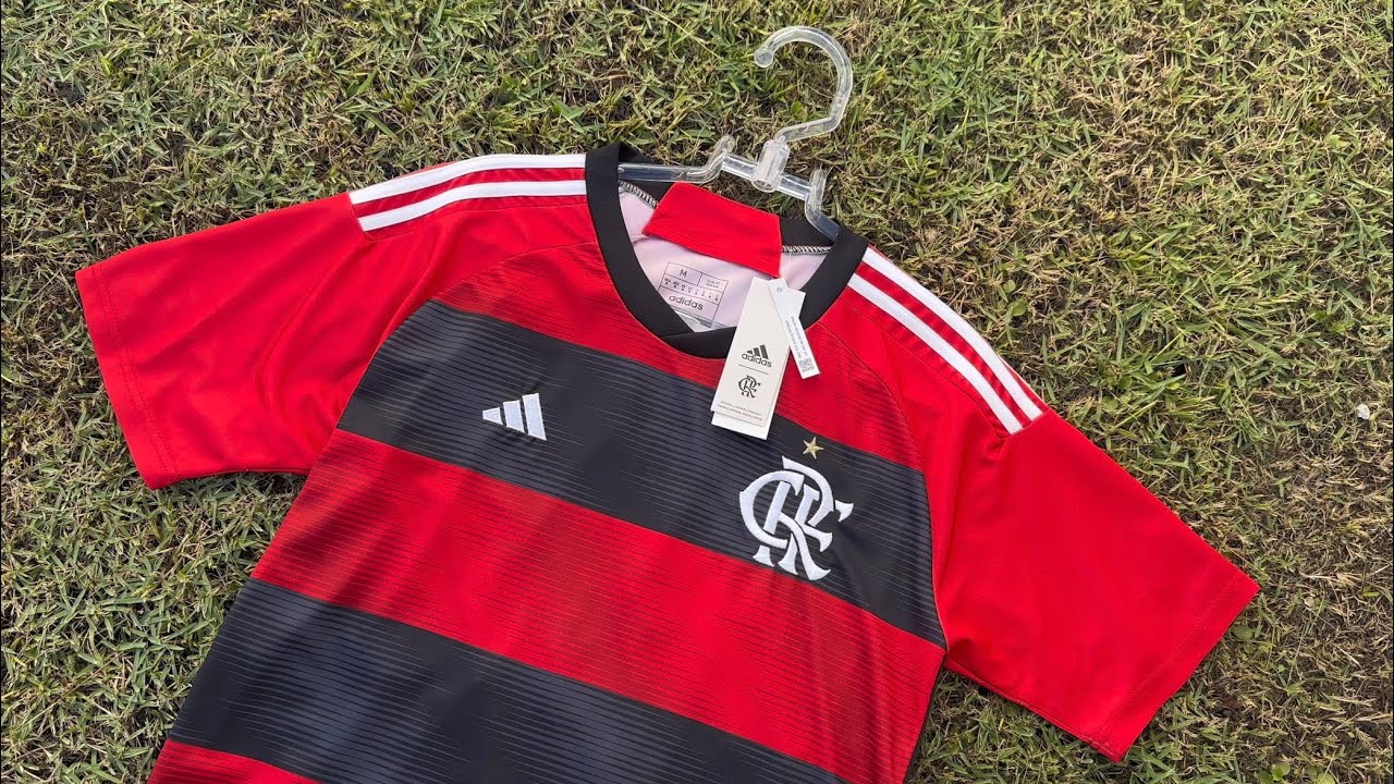 Camisa 1 Flamengo Adidas 2023 - Frete Grátis - Differ Sports