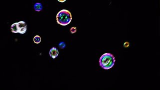 Colorful Soap Bubbles Stock Video