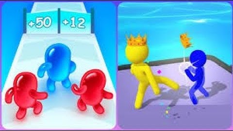 Giant rush 3D vs Join Blob 3D All Levels Game Mobile Walkthrough iOS, Android Gameplay Update