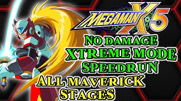 Mega Man X5 (Zero) No Damage: All Maverick Stages [Xtreme]